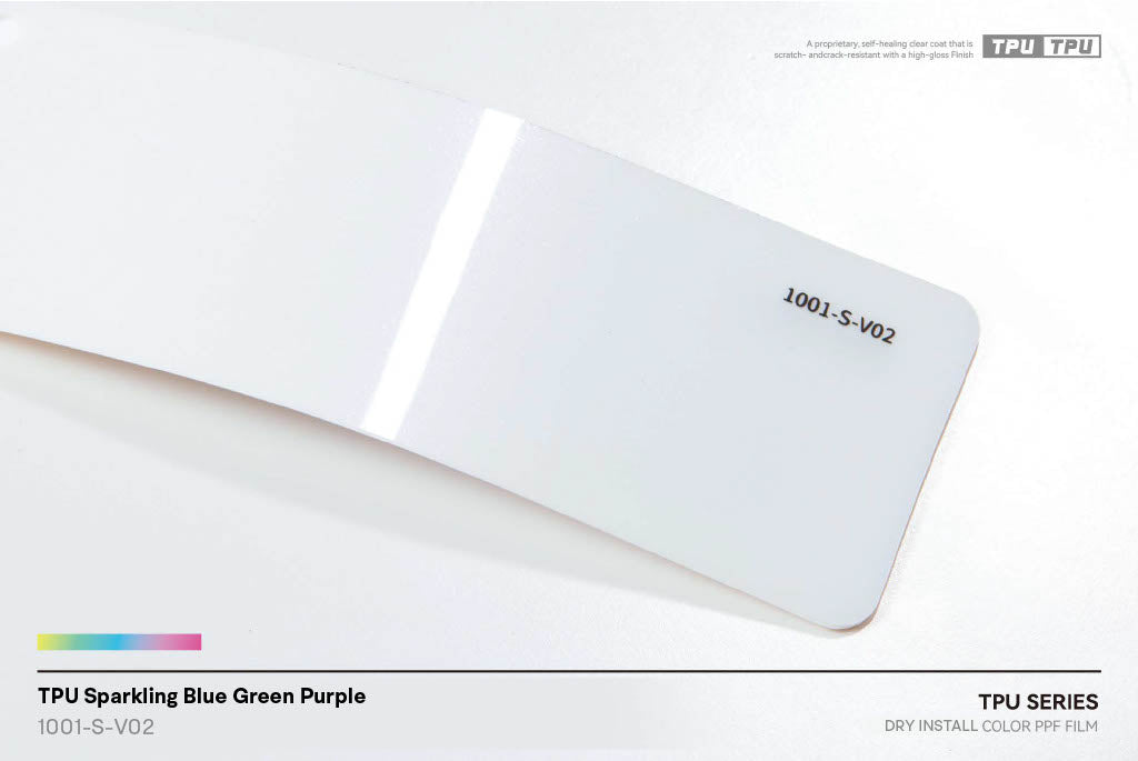 Sparkling Blue Green Purple