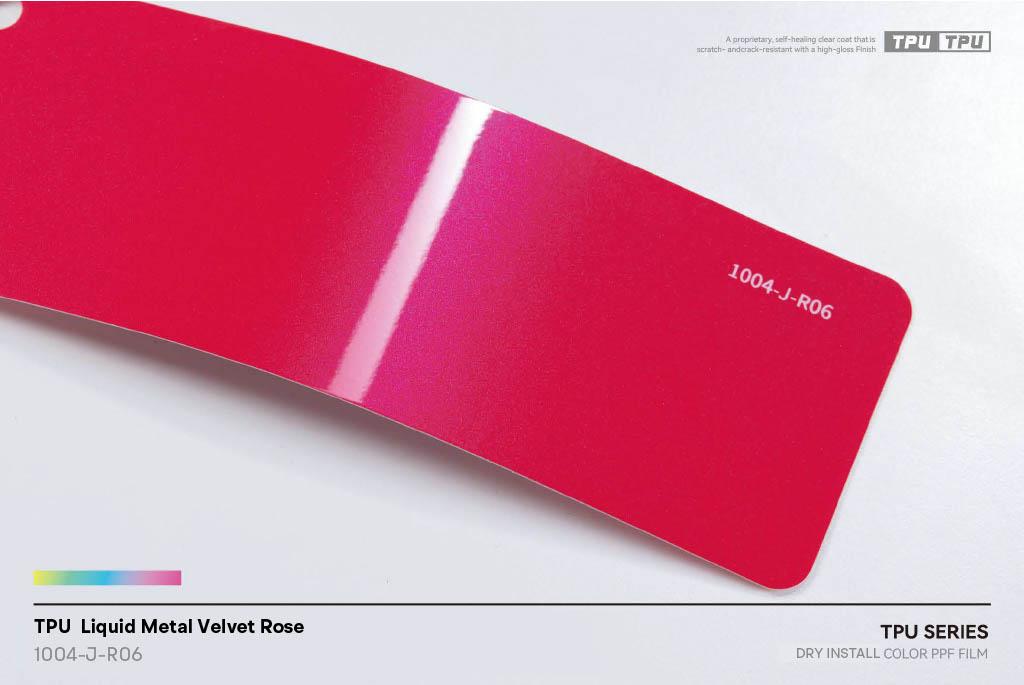 Liquid Metal Velvet Rose