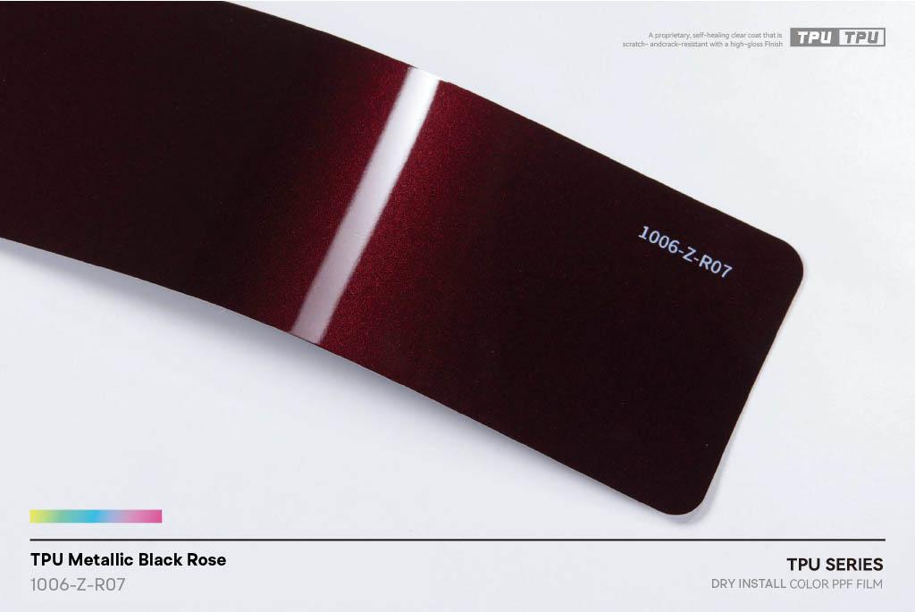 Metallic Black Rose