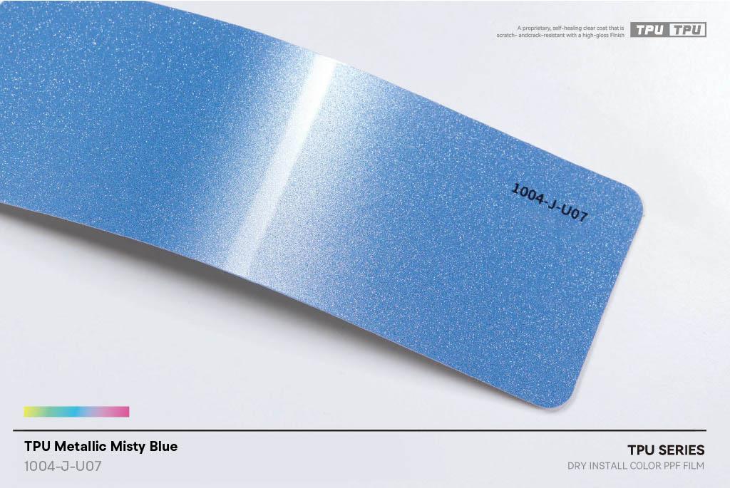 Metallic Misty Blue