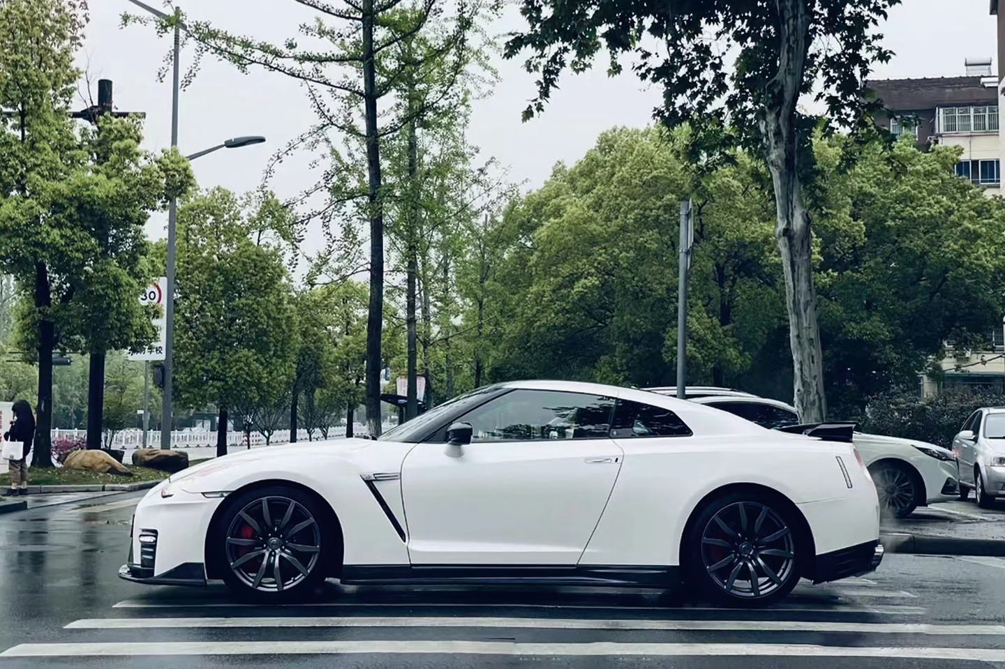 Electro-optic Metallic White