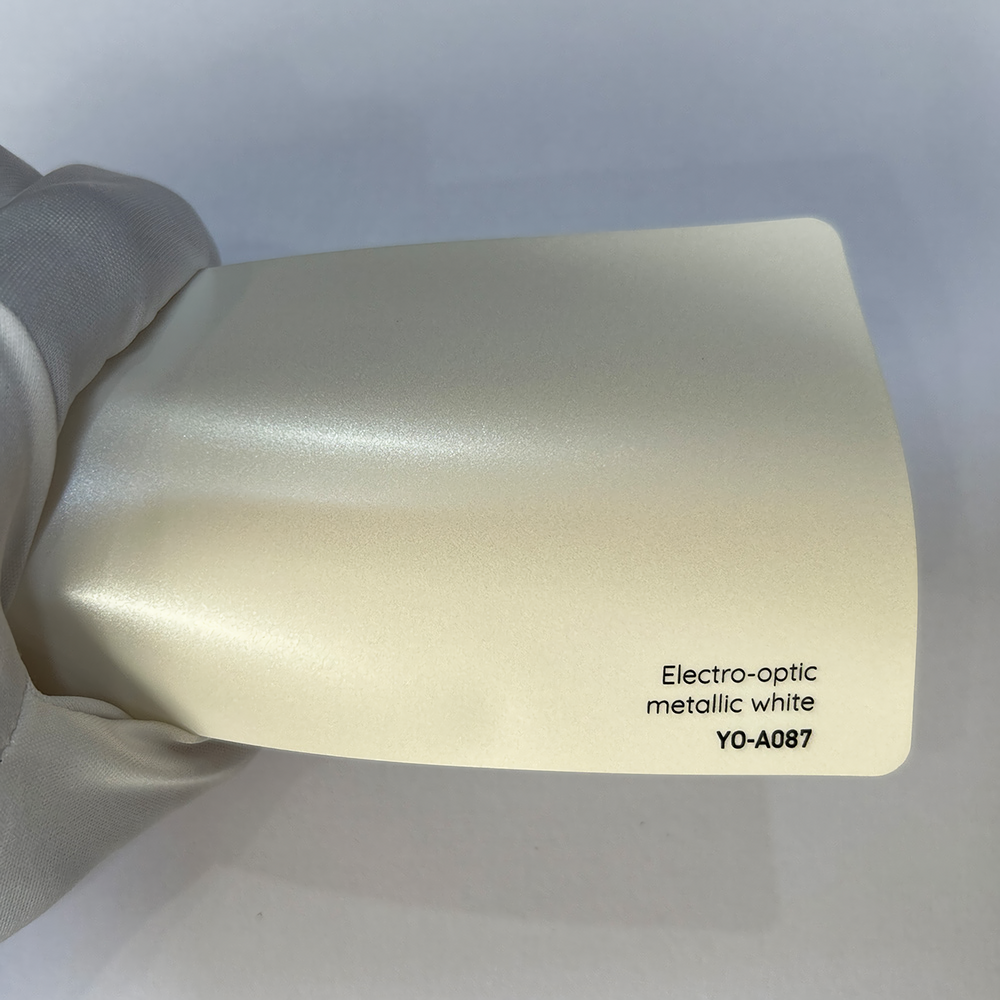 Electro-optic Metallic White