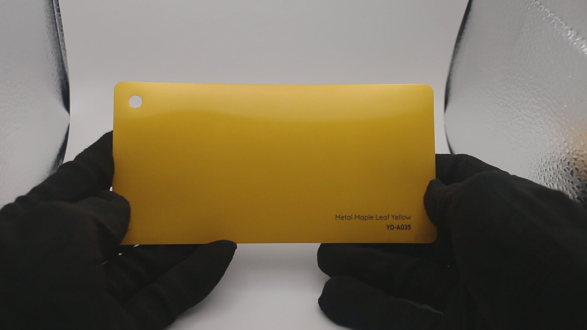 Metal Maple Leaf Yellow